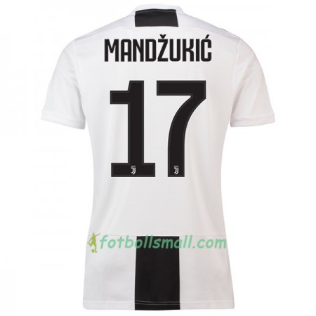 Juventus Fotbollströjor Mandzukic 17 Hemma tröja 2018/19 Kortärmad